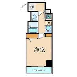 カスタリア新富町Ⅲの物件間取画像